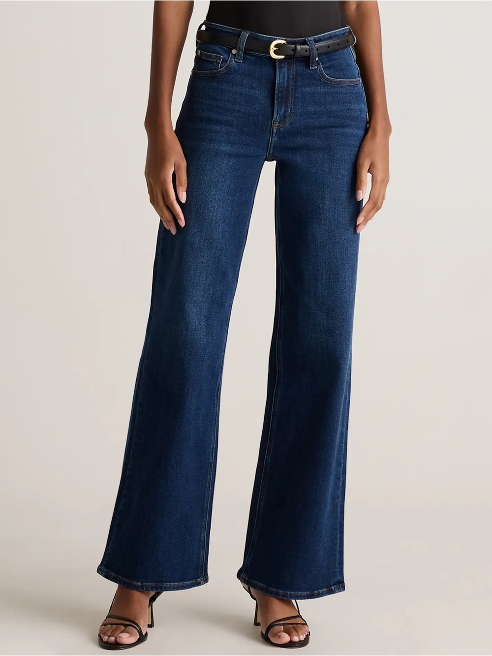 Quince Bella Stretch Wide Leg Jeans